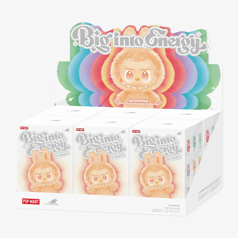 Pop Mart Labubu The Monsters Big into Energy Series Vinyl Plush Pendant Sealed Case