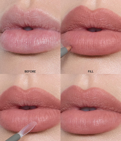 LIP SCULPT
Dual ended lip liner and setter.