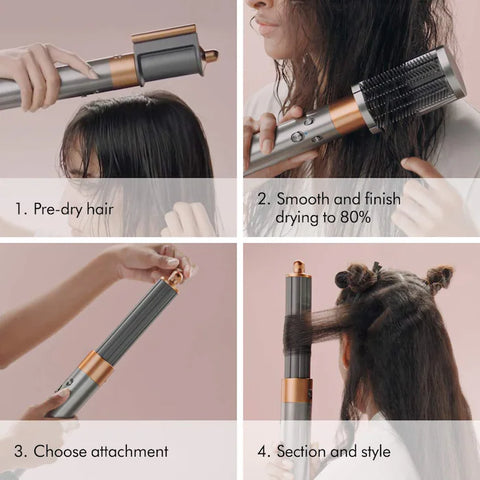 إصدار خاص من Airwrap™ MultiStyler Complete Long باللون البرونزي الفراولة
