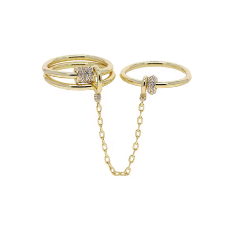 Triple chain Ring