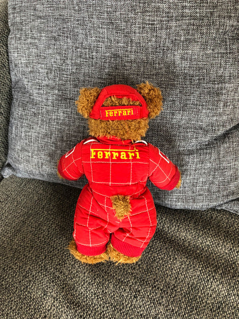 Official Ferrari F1 Team Motorsport Teddy Bear In Bridgestone Overalls