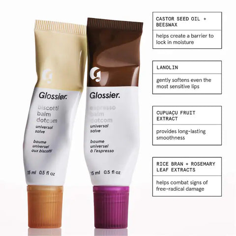 أكثر لمعانًا
 إصدار محدود من Biscotti و Espresso Balm Dotcom Duo