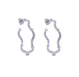Water Wave Earrings - Gold/Silver