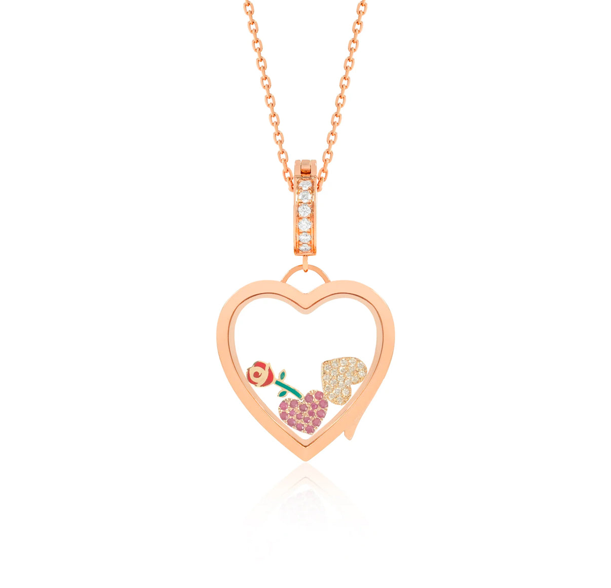 Round Glass Locket Pendant