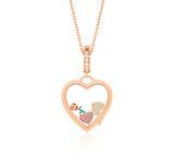 Round Glass Locket Pendant
