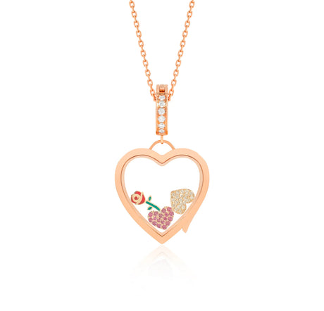 Round Glass Locket Pendant