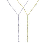 Tear Drop Necklace - Gold / Silver