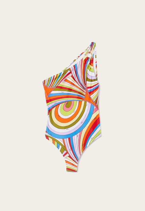 IRIDE-PRINT SWIMSUIT
