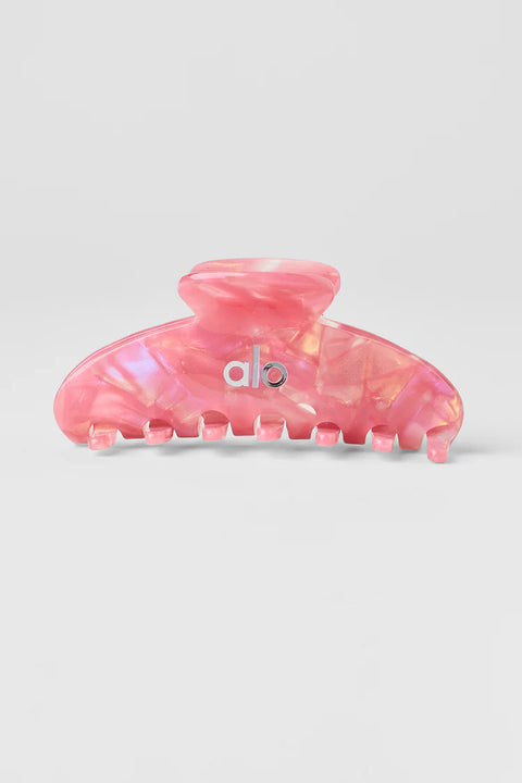 Limited Edition Pink Wild Rose Pearl 90's Claw Clip