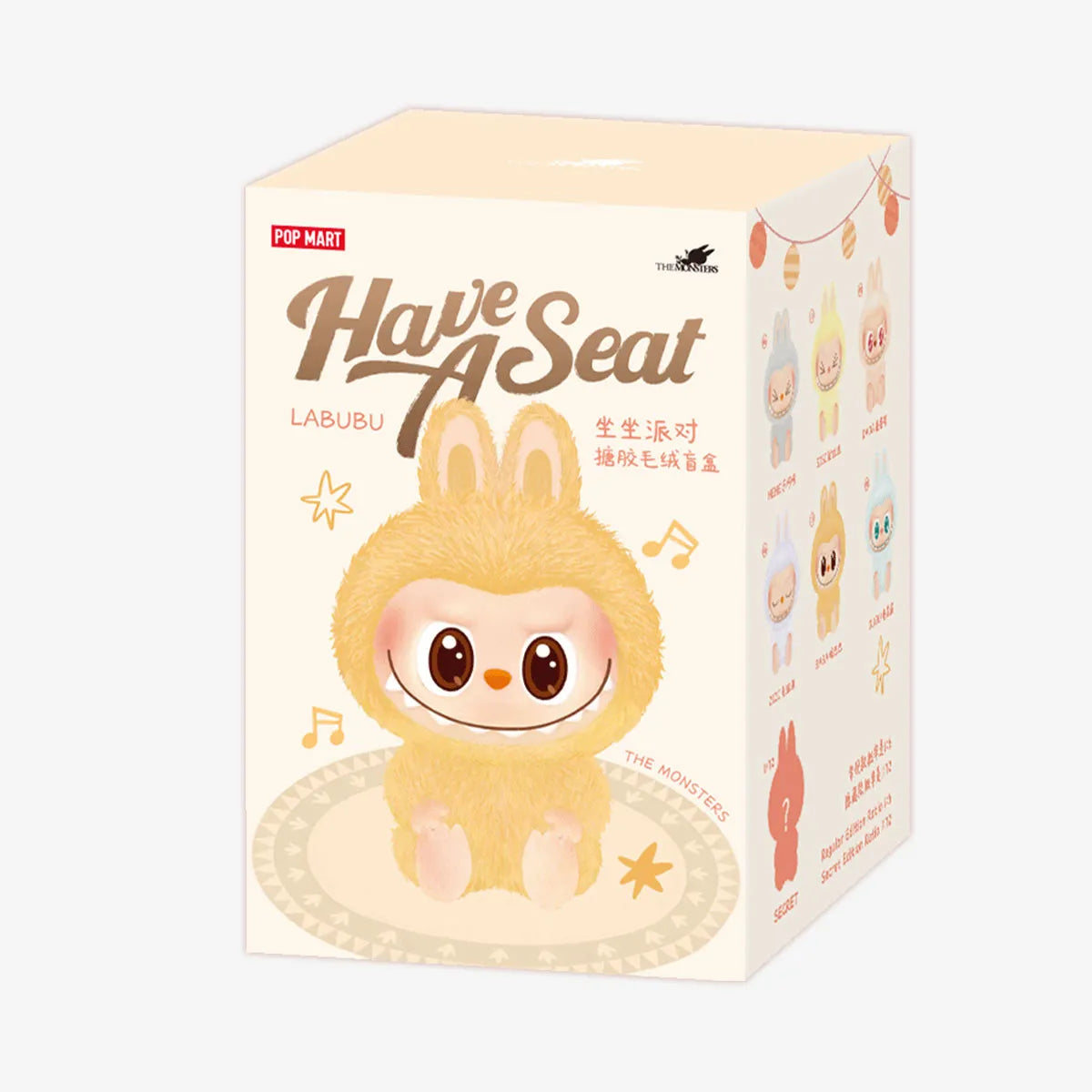 THE MONSTERS - Have a Seat Vinyl Plush Blind Box labubu
